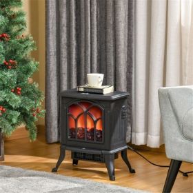 750W/1500W 17 inch Electric Fireplace Heater