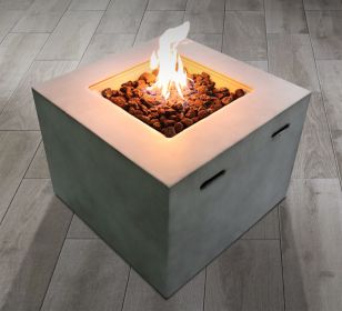 Living Source International 24'' H x 30'' W Concrete Outdoor Fire pit (Concrete)