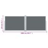 Retractable Side Awning Anthracite 47.2"x393.7"