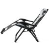 Super-Wide Folding Padded Zero Gravity Chair Patio Recliner Lounge Tray+Foot Pad