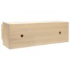 Chicken Laying Nest 5 Compartments 46.1"x13"x15" Solid Pine Wood