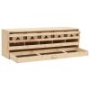 Chicken Laying Nest 5 Compartments 46.1"x13"x15" Solid Pine Wood