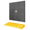 Tool Wall 19.7"x39.4" 50 Hooks PP