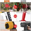 Electric Paint Sprayer HVLP Spray Painting Gun Handheld Painter with Different Spray Patterns 1200ML Detachable Container Flow/Length/Width Adjustable