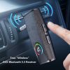 Car MP3 Player Wireless Car Player Adapter Mini MP3 Player For Car Support BT 5.3 AUX Port TF Card USB Charging Cable Included