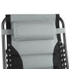 Super-Wide Folding Padded Zero Gravity Chair Patio Recliner Lounge Tray+Foot Pad