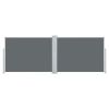Retractable Side Awning Anthracite 47.2"x393.7"