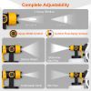Electric Paint Sprayer HVLP Spray Painting Gun Handheld Painter with Different Spray Patterns 1200ML Detachable Container Flow/Length/Width Adjustable