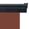 Balcony Side Awning 66.9"x98.4" Brown