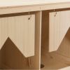 Chicken Laying Nest 5 Compartments 46.1"x13"x15" Solid Pine Wood