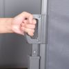 118" x 63" Retractable Side Screen Awning, UV Resistant and Waterproof Patio Privacy Screen,Dark Grey