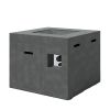 Living Source International 24'' H x 30'' W Concrete Outdoor Fire pit (Concrete)