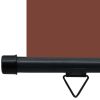 Balcony Side Awning 66.9"x98.4" Brown