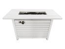Living Source International 25" H x 42" W Outdoor Fire Pit Table with Lid