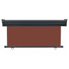 Balcony Side Awning 66.9"x98.4" Brown