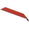 Awning Top Sunshade Canvas Orange & Brown 157.5"x118.1"