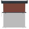 Balcony Side Awning 63"x98.4" Brown