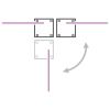 Retractable Side Awning Anthracite 55.1"x393.7"