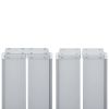 Retractable Side Awning Anthracite 55.1"x393.7"