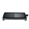 2-in-1 Grill & Griddle, Electric Smokeless Indoor Grill, 1800W Fast Heat Up BBQ Grill, Nonstick Cooking Plate, 5 Levels Adjustable Temperature, Detach