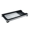 2-in-1 Grill & Griddle, Electric Smokeless Indoor Grill, 1800W Fast Heat Up BBQ Grill, Nonstick Cooking Plate, 5 Levels Adjustable Temperature, Detach