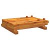 Workbench Tabletop with Vice 20.5"x17.3"x3.7" Solid Wood Acacia