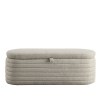 [Video] Welike Length 45.5 inchesStorage Ottoman Bench Upholstered Fabric Storage Bench End of Bed Stool with Safety Hinge for Bedroom, Living Room, E