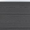 Fence Panel Set Gray 139"x73.2" WPC