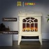 750W/1500W 18 inch Electric Fireplace Heater