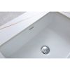 Montary 43inch bathroom vanity top stone carrara gold new style tops with rectangle undermount ceramic sink and three faucet hole