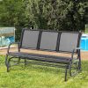 Outdoor courtyard seats for 3 people