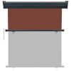Balcony Side Awning 66.9"x98.4" Brown