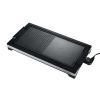 2-in-1 Grill & Griddle, Electric Smokeless Indoor Grill, 1800W Fast Heat Up BBQ Grill, Nonstick Cooking Plate, 5 Levels Adjustable Temperature, Detach