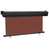 Balcony Side Awning 66.9"x98.4" Brown