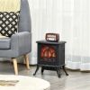 750W/1500W 17 inch Electric Fireplace Heater