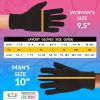 300 Pack Brown Jersey Gloves for Women 9" 1/2 Reusable Washable Glove with Elastic Knit Wrist. Cotton Polyester Gloves 10 Oz Plain Breathable Gloves I