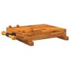 Workbench Tabletop with Vice 20.5"x17.3"x3.7" Solid Wood Acacia
