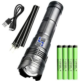 White Laser High-power Flashlight Outdoor (Option: M4 With Battery)