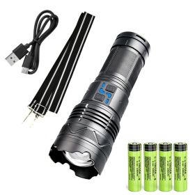 White Laser High-power Flashlight Outdoor (Option: M3 With Battery)