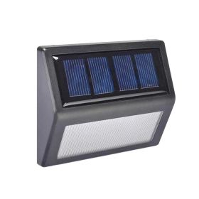 Solar Railing Lamp Outdoor Courtyard 6LED (Option: 6LED White Light-Solar Energy)
