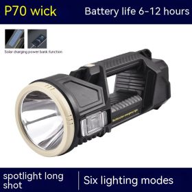 Strong Light Charging Bright Outdoor Flashlight (Option: 270mm)