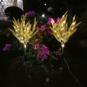 Outdoor Courtyard Decoration LED Light Simulation Garden (Option: Yellow Lavender-Split One Drag Two)