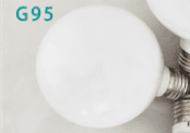 Milky White LED Glass Bulb Warm White Light Source (Option: G95-9W-Warm light)