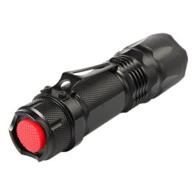LED Mini Telescopic Zoom Rechargeable Strong Light Flashlight (Option: XPE lamp 14500battery)