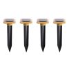 1/2/4/6pcs Solar Energy Mole Driving Vibrating Buzzer Garden Farm Yard IP55 Waterproof Snake Repellent