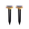 1/2/4/6pcs Solar Energy Mole Driving Vibrating Buzzer Garden Farm Yard IP55 Waterproof Snake Repellent