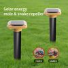 1/2/4/6pcs Solar Energy Mole Driving Vibrating Buzzer Garden Farm Yard IP55 Waterproof Snake Repellent